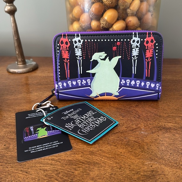 Loungefly Disney Nightmare Before Christmas Lock Shock Barrel Oogie Boogie - Picture 8 of 16